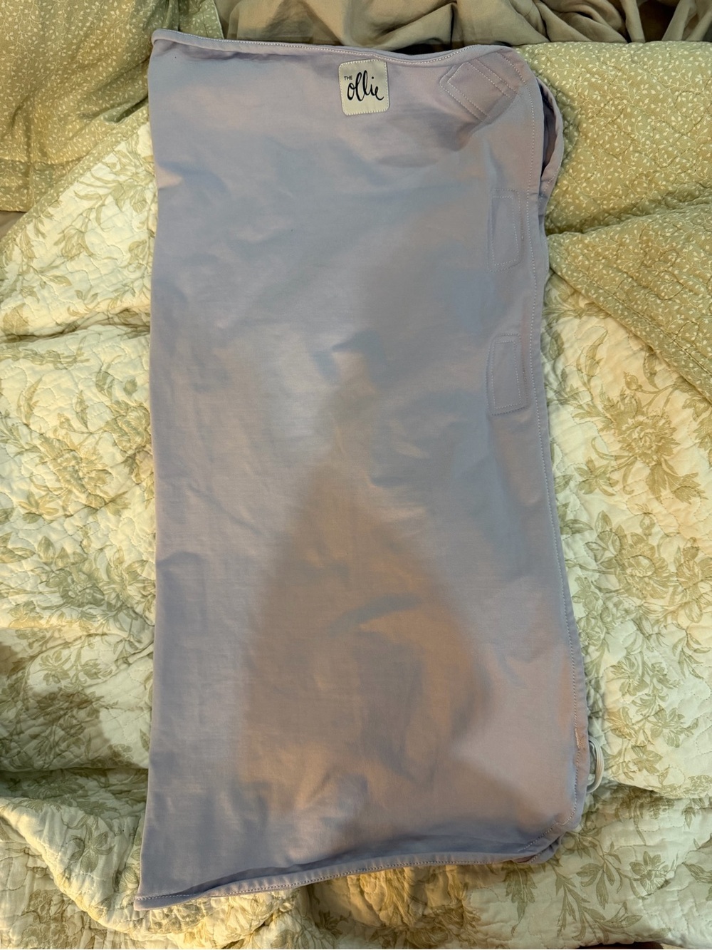 Ollie Kids Lavender Swaddle Blanket